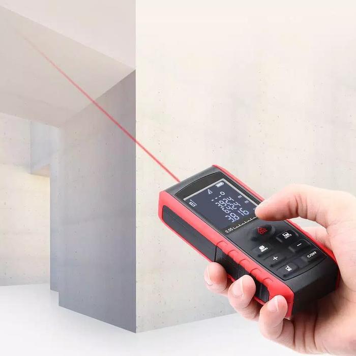 Jual 40M Digital Ultrasonic Distance Meter Laser Point | Shopee Indonesia