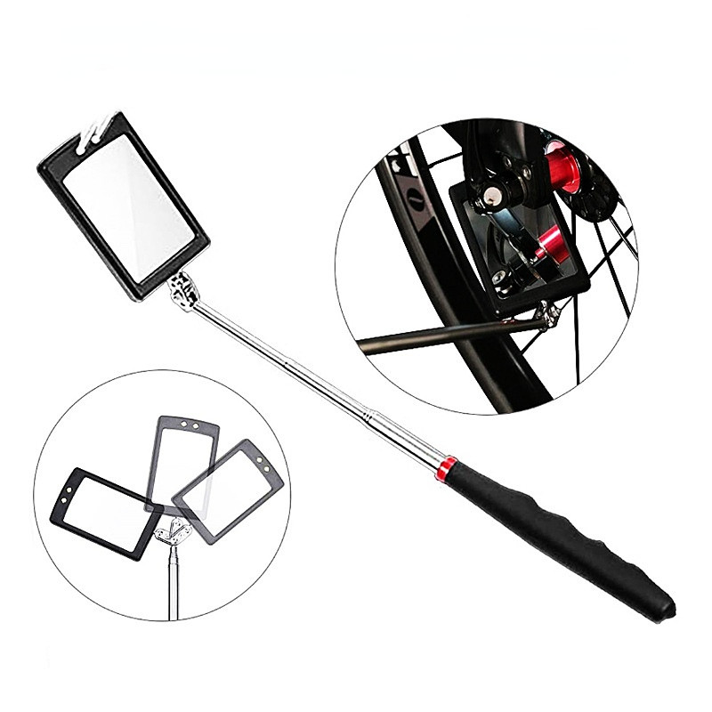 Jual Telescoping Led Lighted Flexible Inspection Mirror 360 Rotation ...