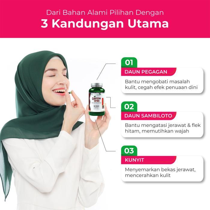 Jual lk5v- Package 2Dermathib Suplemen Acne Treatment Dan Bekas Jerawat ...