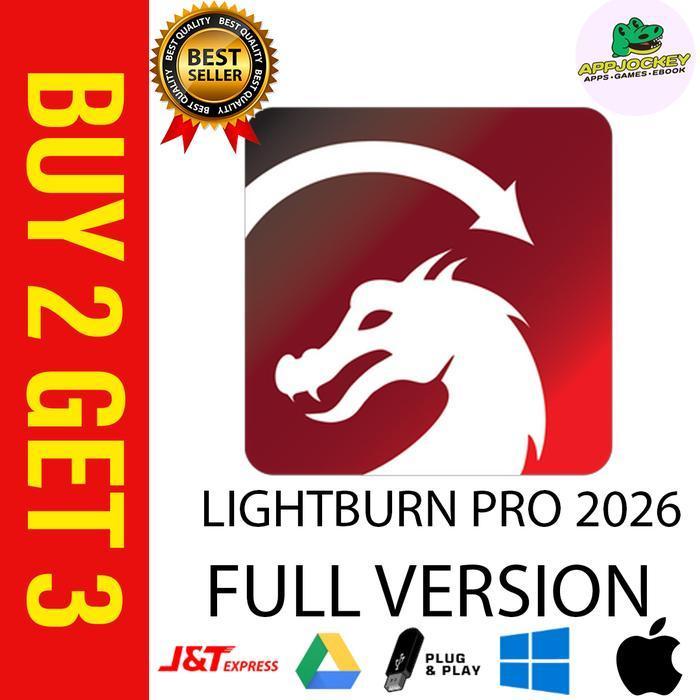 Jual Lightburn Pro 2025 Full Version Aut0C4D Lifetime Cutting Layout ...