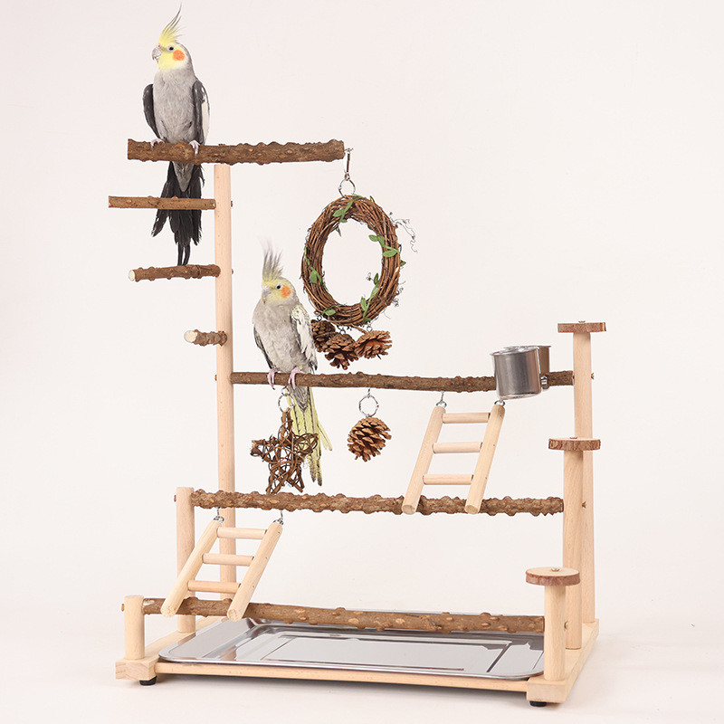 Photo inspiration: Visual Reference: Jual Pepper Wood Parrot Stand Climbing Frame Parrot Swing Climb