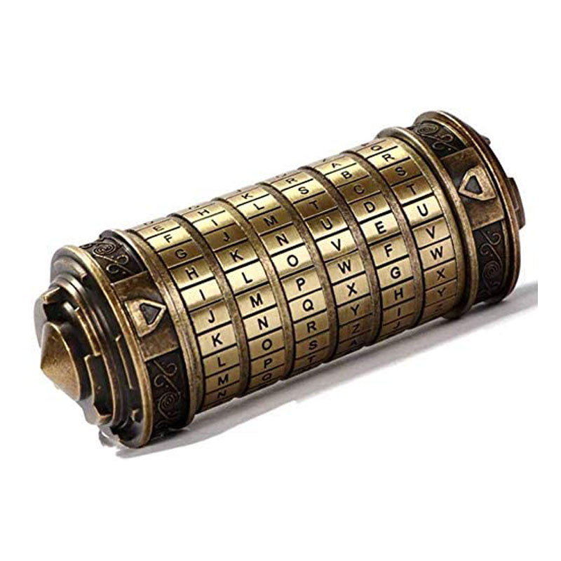 Jual Cryptex Da Vinci Code Lock With Hidden Compartment For Money Rings ...