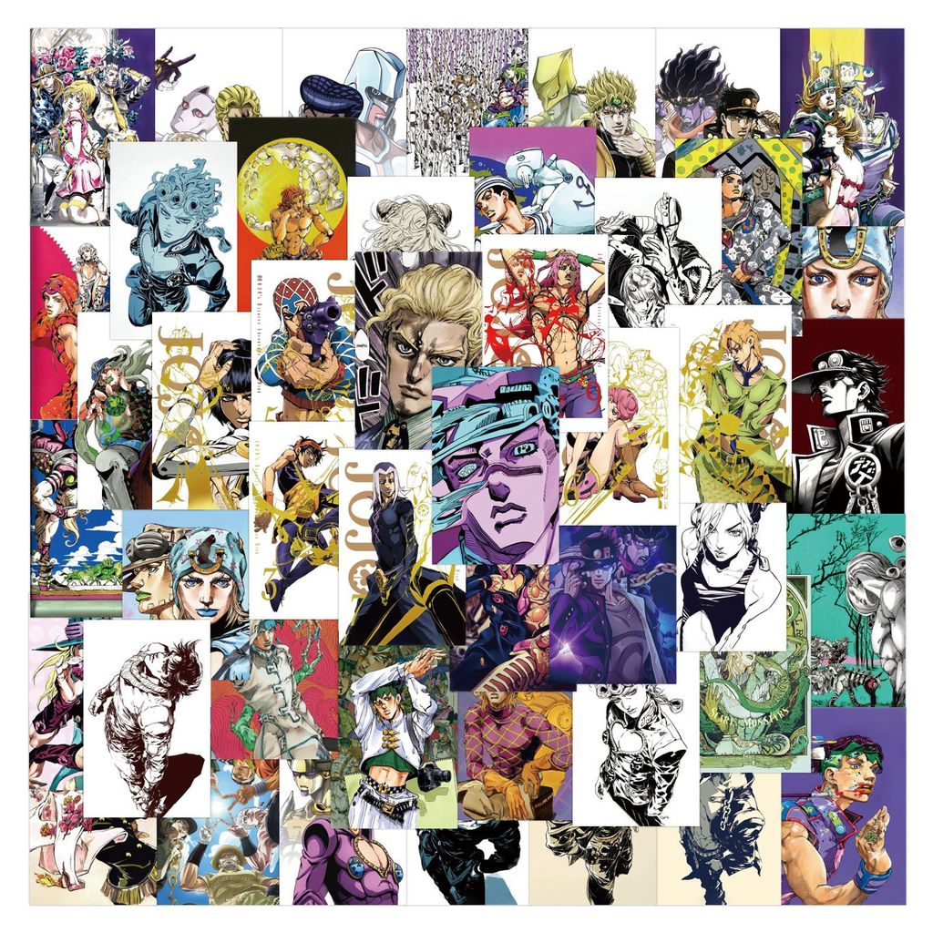 Jual 75Pcs Kujo Jotaro Anime Jojo Bizarre Adventure Sticker Higashikata ...