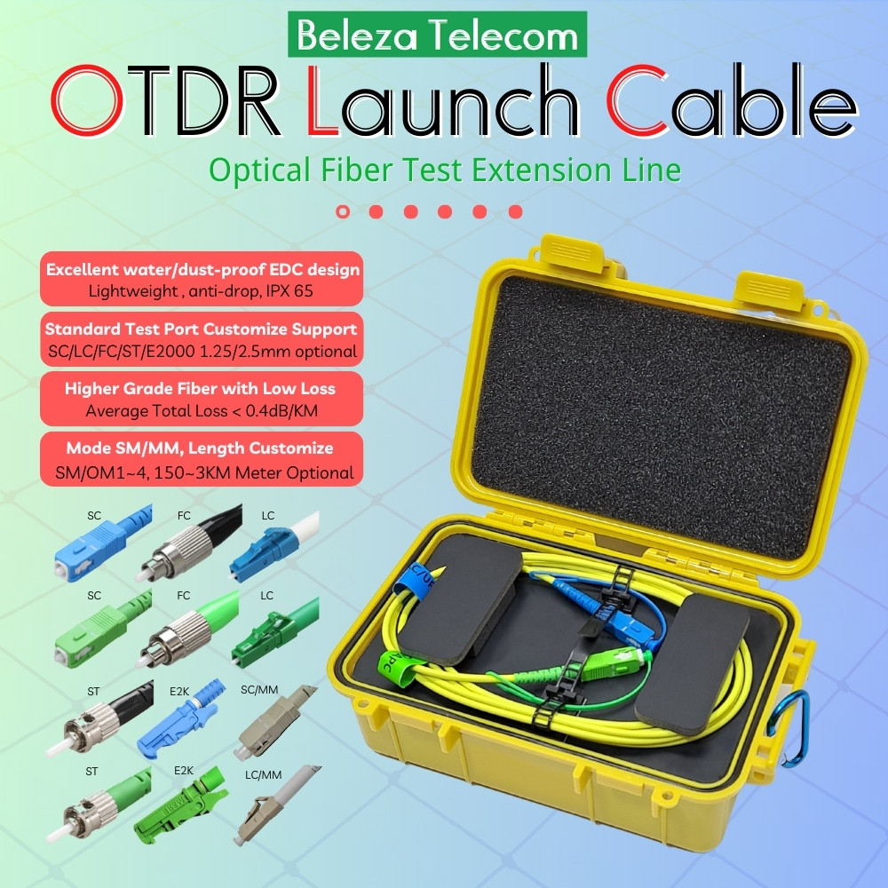 Jual OTDR Launch Cable Fiber 1000/2000M Single Mode SC/FC OTDR Test ...