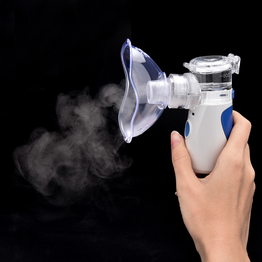 Jual Portable Nebulizer Mini Handheld Mesh Medical Atomizer Inhaler Usb ...