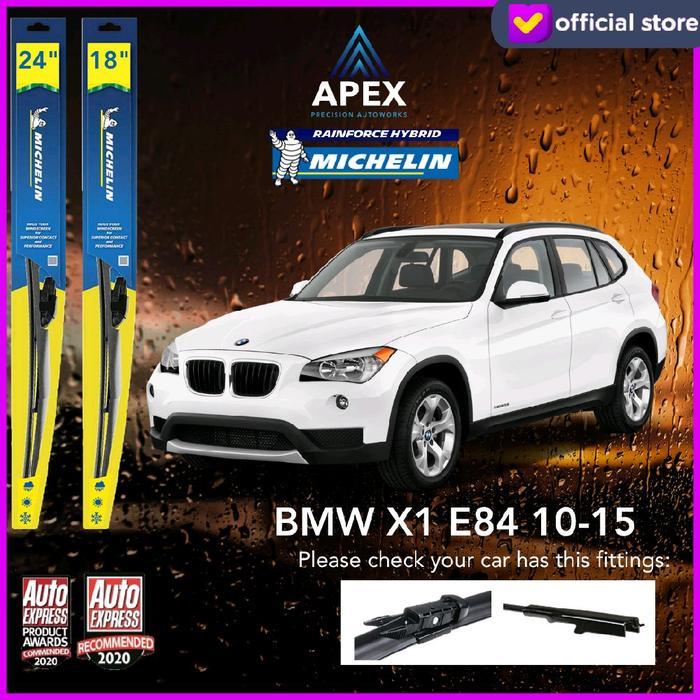 Barres De Toit Apline ACE-2 Pour BMW X1 (E84) 2010-2015 - Porte-Bagages Aluminium Gris, 2 Barres Solides Et Sécurisées