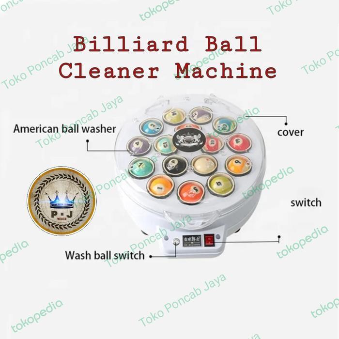 Jual Pj - Ball Cleaner Machine Billiard 16 - Snooker 22 Balls | Shopee ...