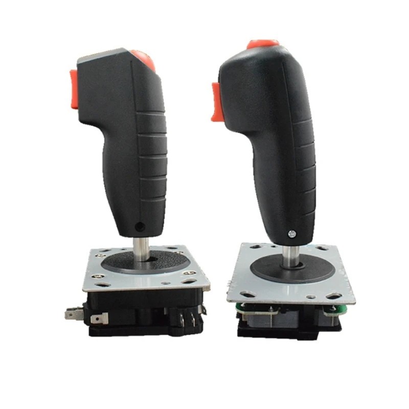 Jual Arcade Joystick Flight With Vibration Trigger Joystick Red Top ...