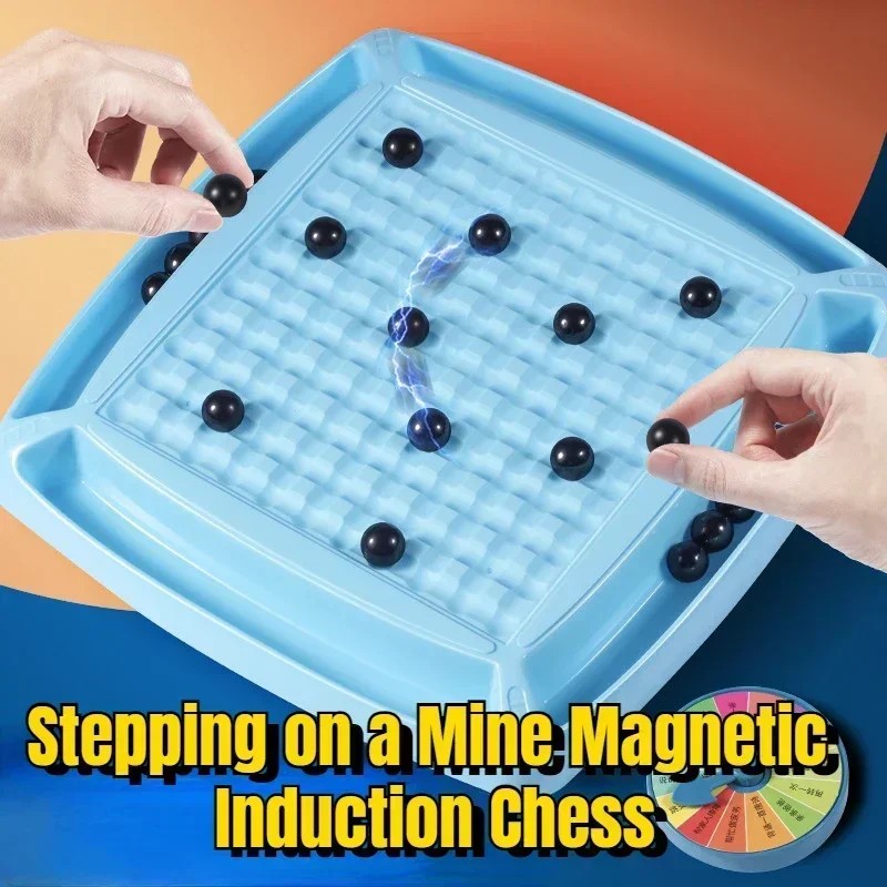 Jual Puzzles Magnetic Game Chess Magnets Stones Battle Table Board ...