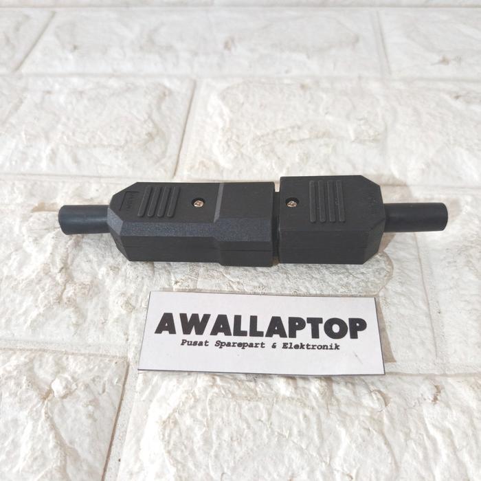 Jual IEC KONEKTOR STEKER KABEL LURUS KONEKTOR MALE FEMALE POWER SUPPLY ...