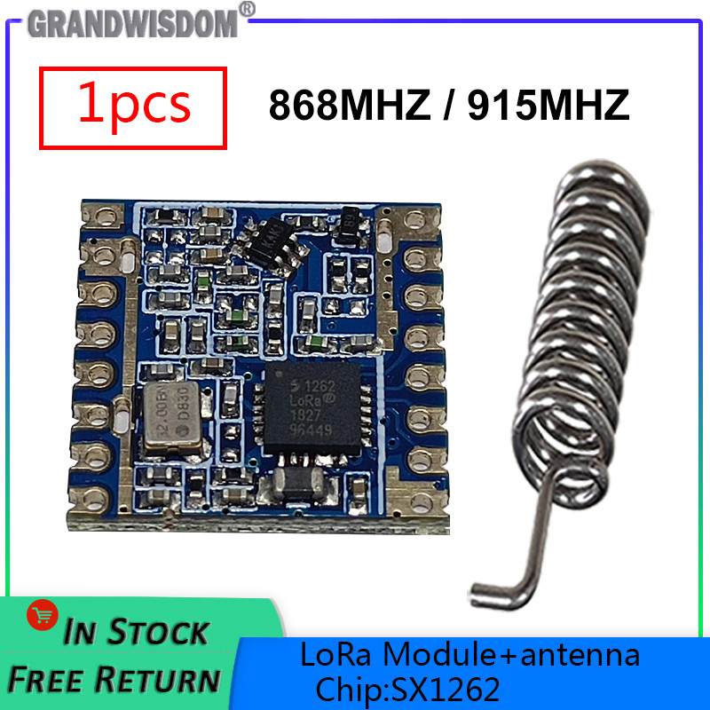 Jual GWS 868mhz 915MHz super low power RF LoRa module SX1262 chip Long ...