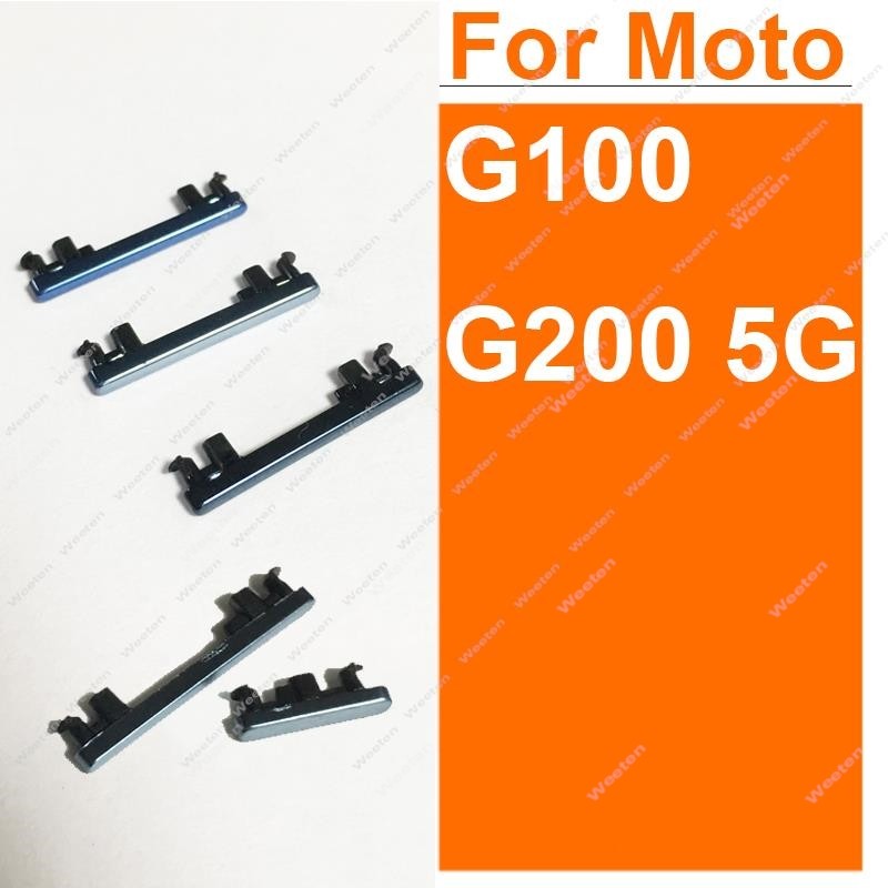 Jual For Motorola Moto G100 G200 On Off Power Volume Buttons Side Key ...
