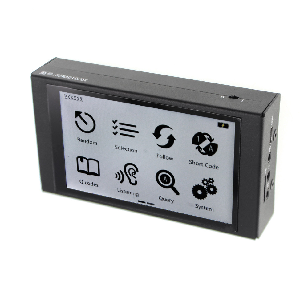 Mini CW Trainer Morse Code Trainer mit Display, Moore Simo Wales Code Kurzwellenradio Telegraphenschlüssel Autoschlüssel Lernen CW Radio für Telegraphen Praxis mit Ladekabel