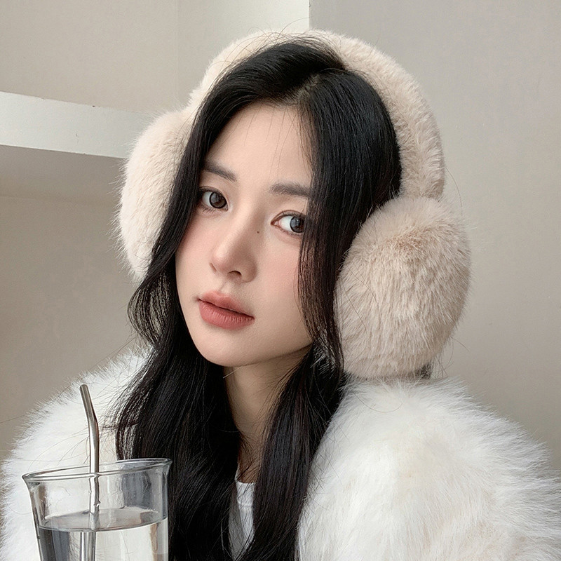 Jual Solid Color Soft Ear Warmer Winter Warm Earmuffs Fashion Ear Cover ...