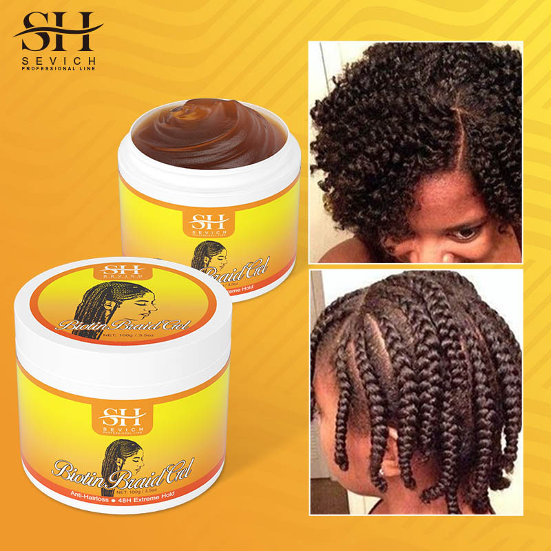 Jual Anti Break Hair Styling Braiding Gel Edges Control Hair Shaping ...