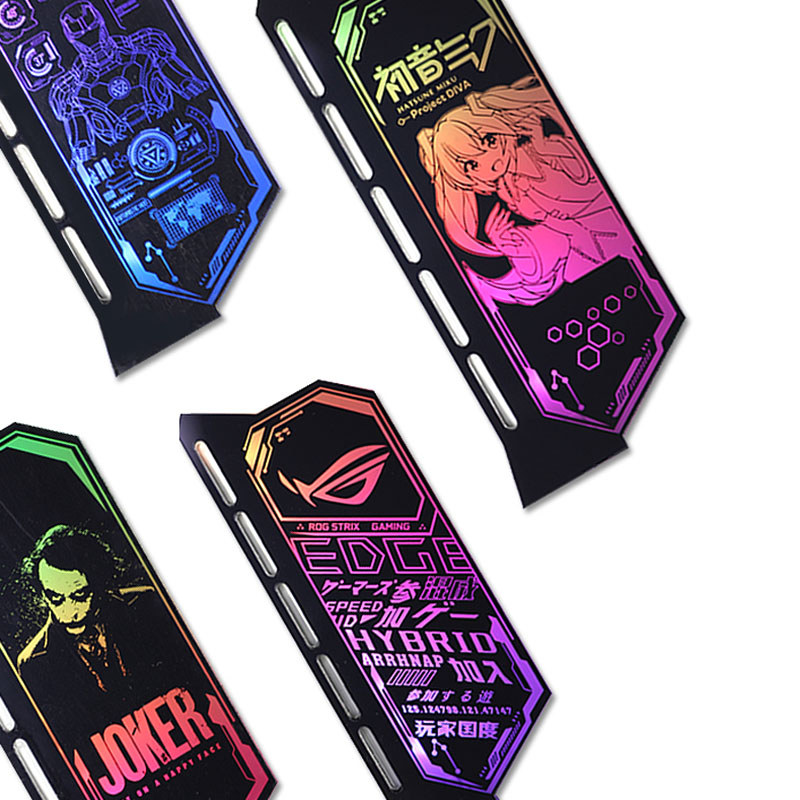 Jual Customized Vertical Graphics Card Bracket RGB Synchronization ...