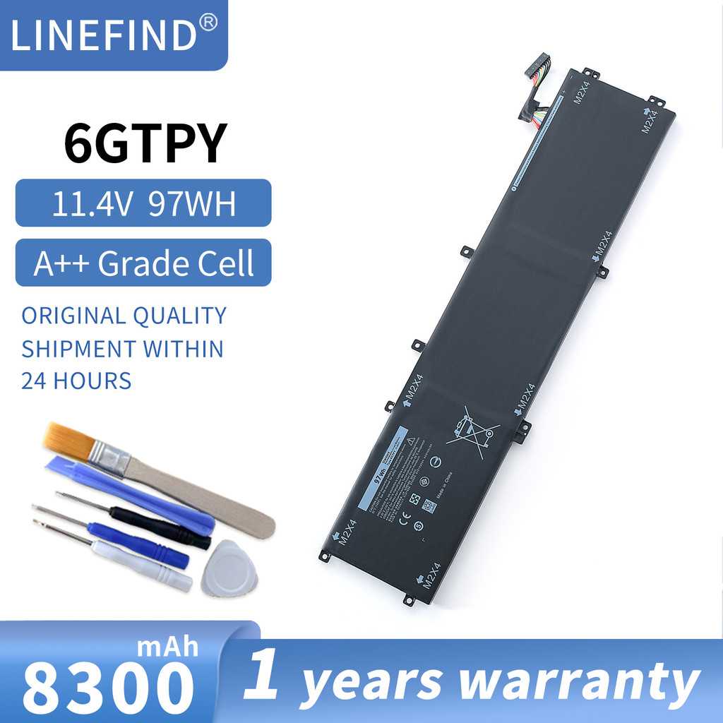 Batteria 6GTPY 97Wh Per Dell XPS 15 E Precision: Ricambio Originale Per Lunga Durata