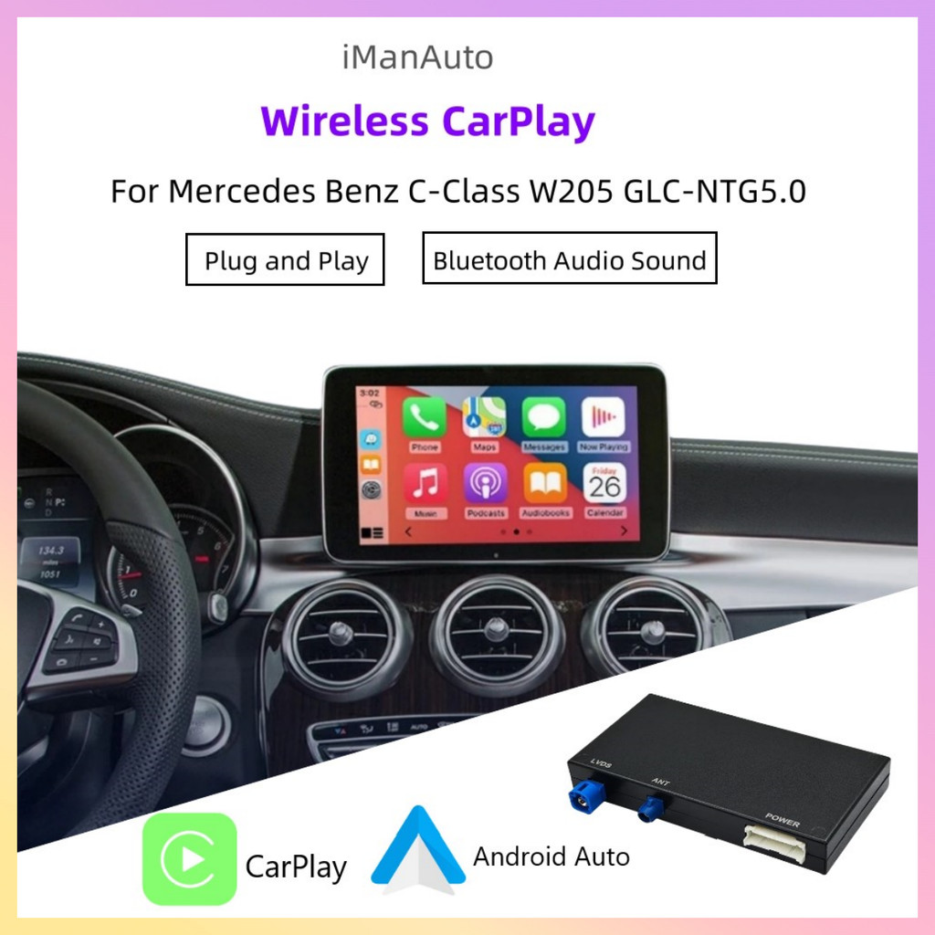 Jual Imanauto Wireless Carplay Adapter Android Auto Module For Mercedes ...