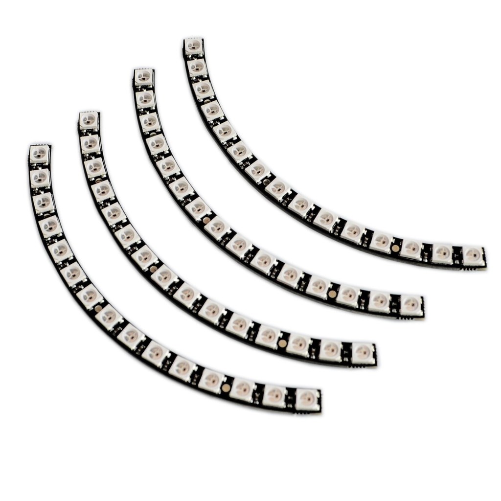 Jual Ring Wall Clock 60 X Ultra Bright WS2812 5050 RGB LED Lamp Panel ...