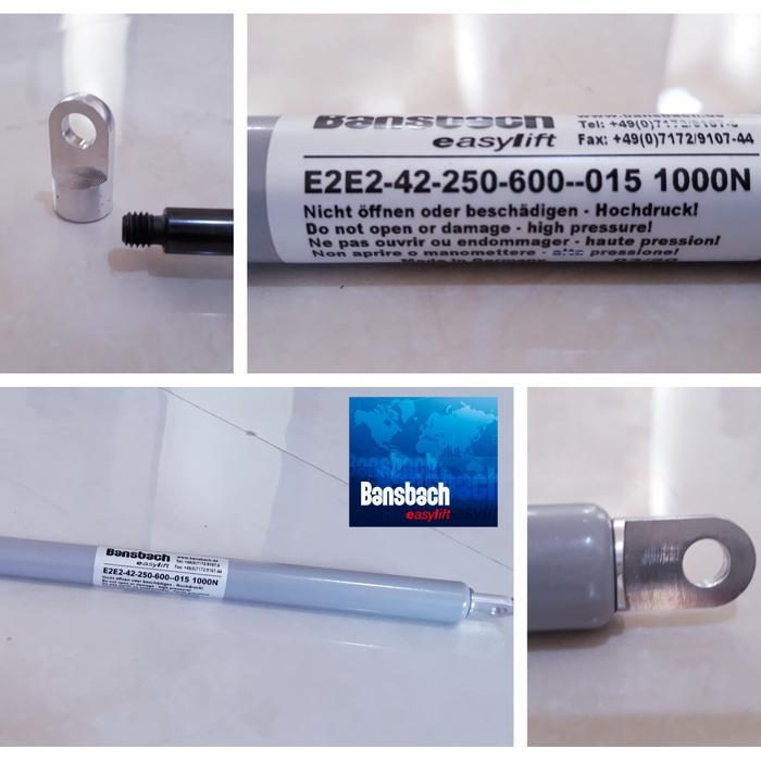 Jual Bansbach Gas Spring E2E2-42-250-600--031 1000 Newton | Shopee ...