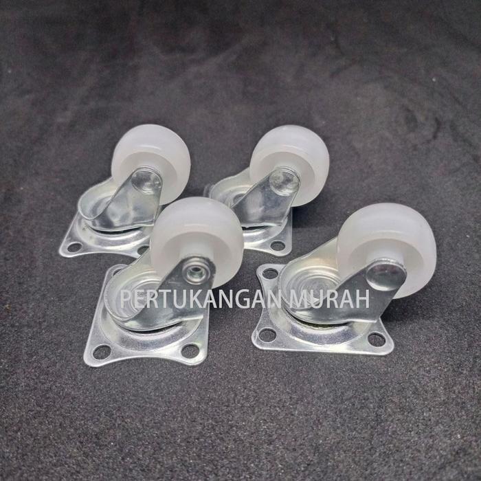 Jual Roda koper Nilon/ Roda caster / roda (4 pcs) 30mm 40mm 50mm ...