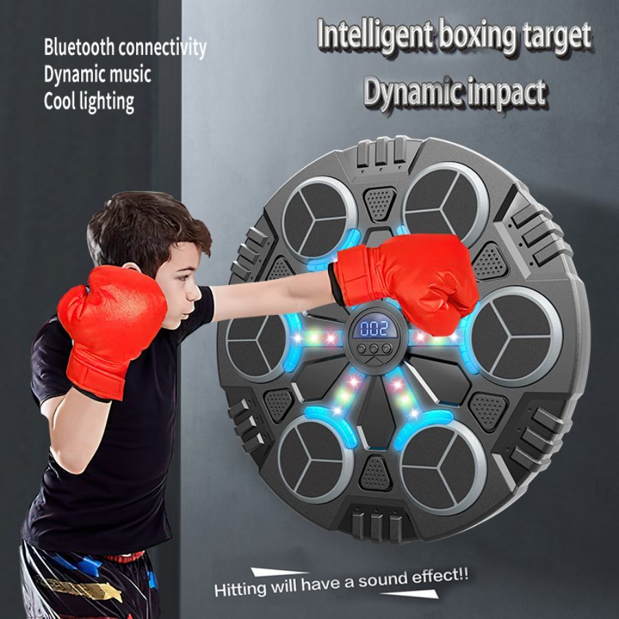 Jual Electronic Kids Punching Game, LED Lights Music Boxing Target ...