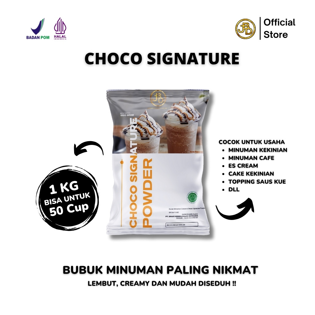 Jual JBD - Choco Signature / Cokelat Signature / Bubuk Minuman Cokelat ...