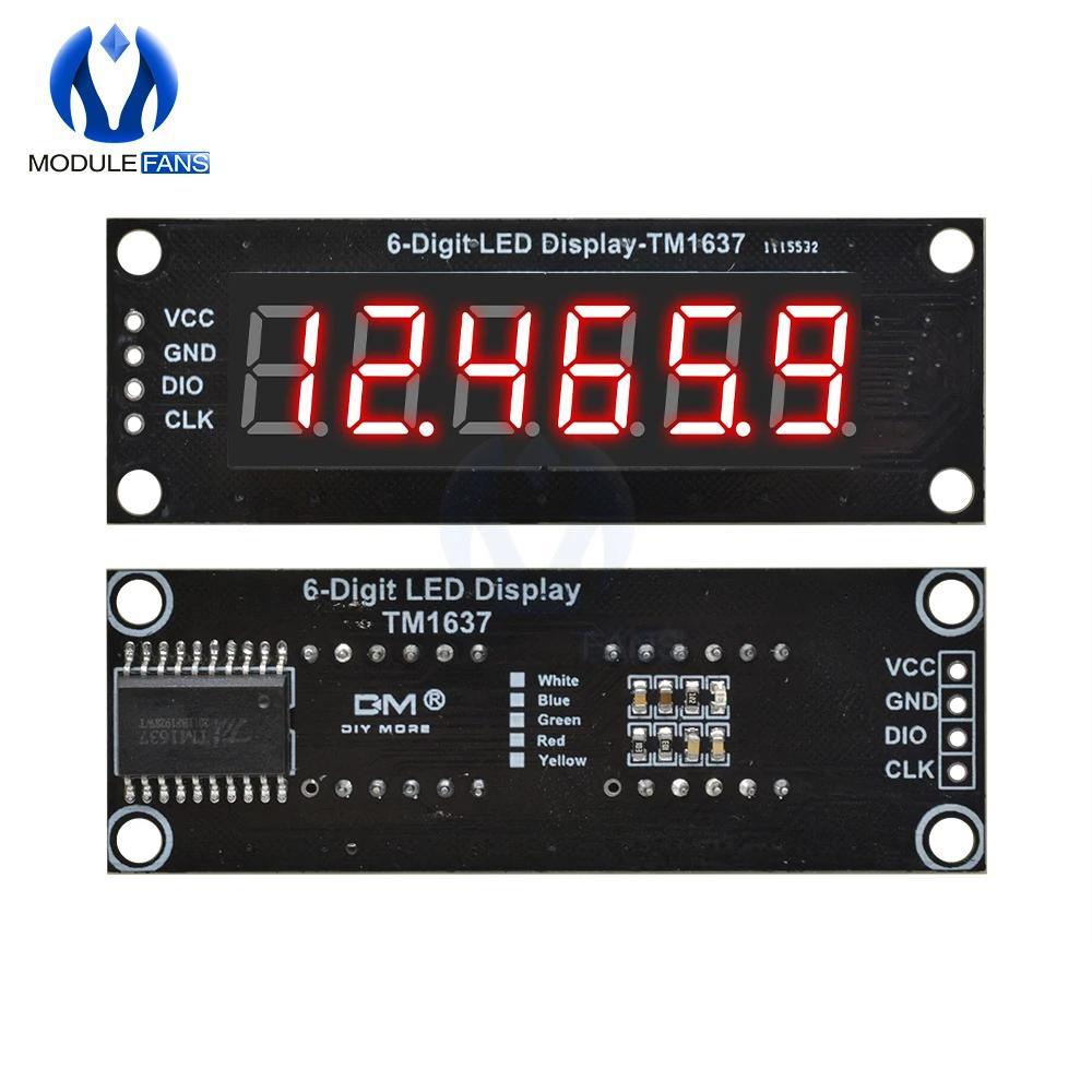 4 Stuks 0,36 Inch 4-cijferige LED-displaymodule – TM1637, 7 Segmenten, Groen, Voor Arduino En Elektronica 2 miniatura