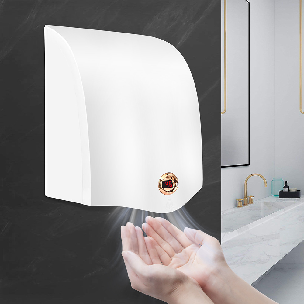 Jual Automatic Hand Dryer, 9.8*5.5*9.8 Inches, with Led Temperature ...