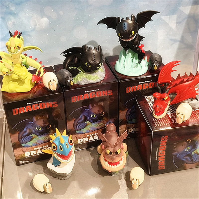 Jual In stock Hot Movies Little Flying Dragon Toothless Kid Blind Box ...