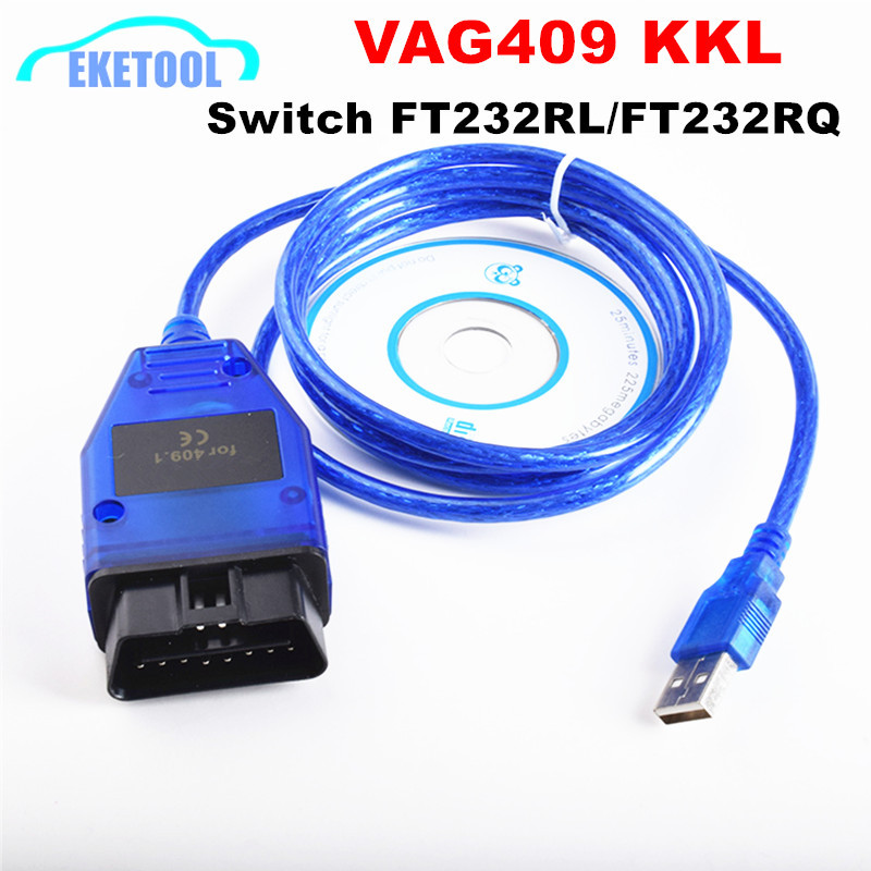 Jual Vag409.1 Kkl Obd2 Usb Diagostic Tool Ftdi Ft232Rl Ch340 Vag Cars ...