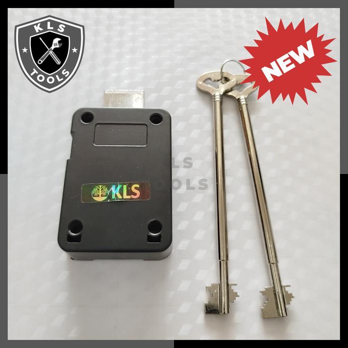 Jual KUNCI BLOK BRANKAS KEY LOCK DOUBLE BIT P160 MM KLS-704 BLACK NEW ...