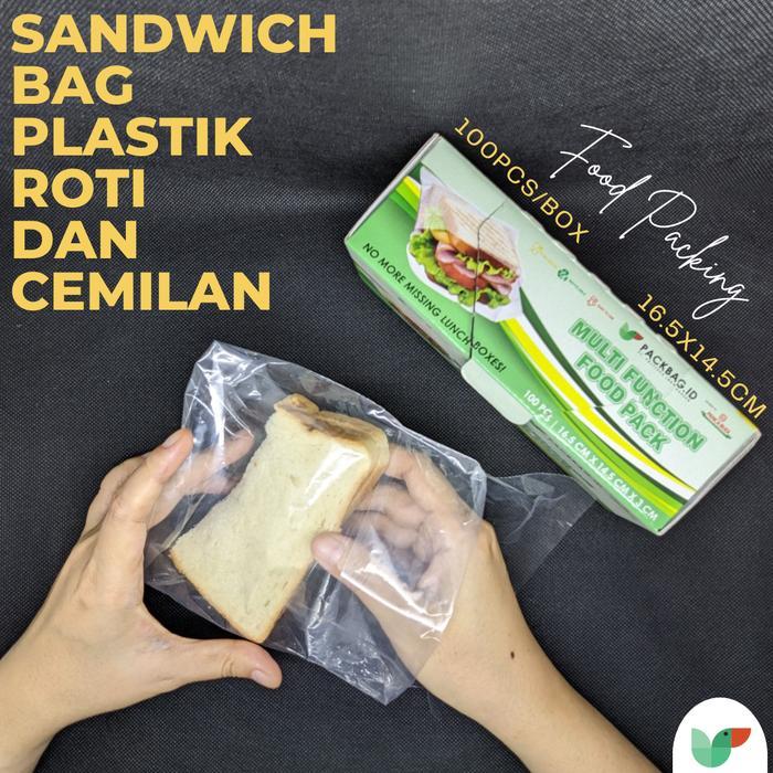 Jual [Banting Harga] Plastik Bungkus Roti & Sandwich Bag 1 Box isi 100 ...