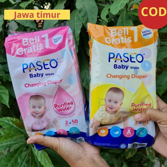 Jual 10 pack tisu basah PASEO @50 sheet (5 bundle) Bayi Wipes | Shopee ...