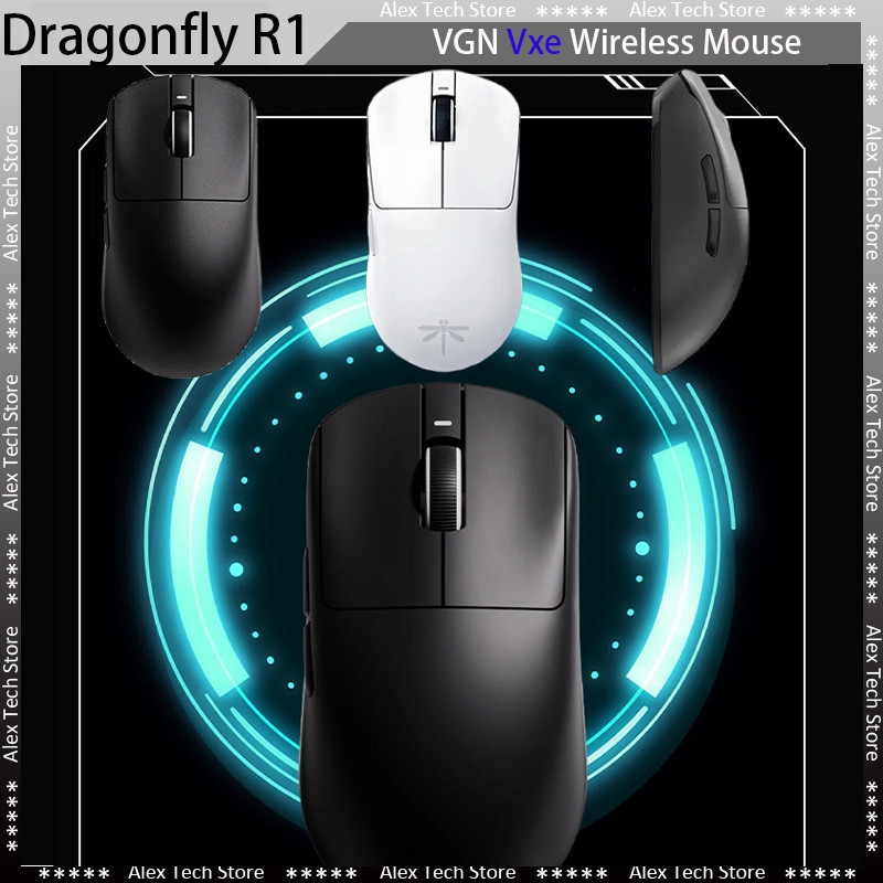 Jual VGN Vxe Dragonfly R1 Se/Pro/Wireless Mouse Paw3395 Sensor Nordic ...