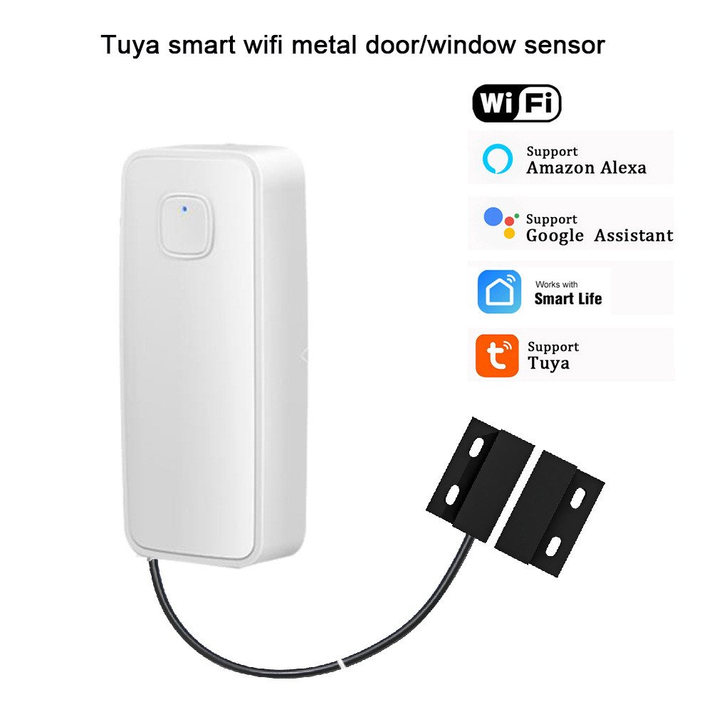 Jual Tuya WIFI Smart Door Window Magnetic Sensor Security Alarm Open ...