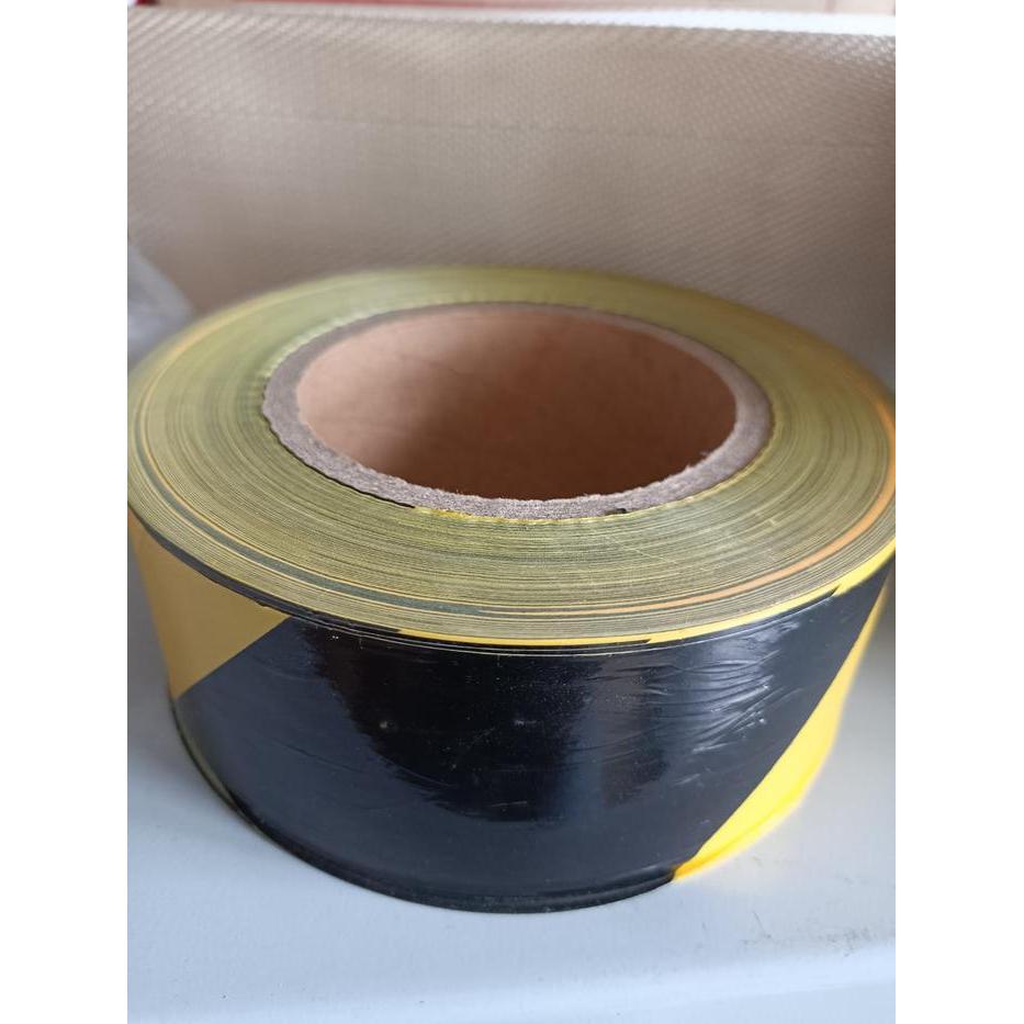 Jual jgmh- Police Line Tonata Kuning Hitam / Garis Polisi 2 Inchi X 300 ...
