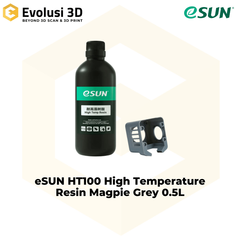 Jual eSUN HT100 High Temperature Resin Magpie Grey 0.5L | Shopee Indonesia
