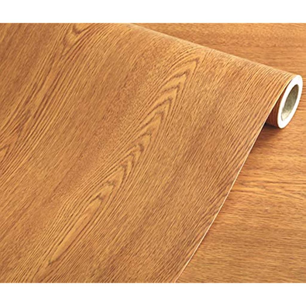 Jual Wood Grain Peel and Stick Wallpaper Waterproof Self Adhesive ...