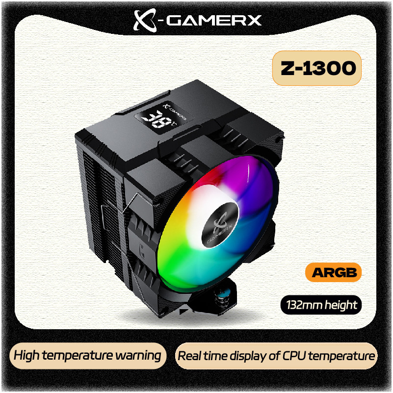 Jual Power Train X-Gamerx Z-1300 CPU Cooler 9cm four heat pipe with ...