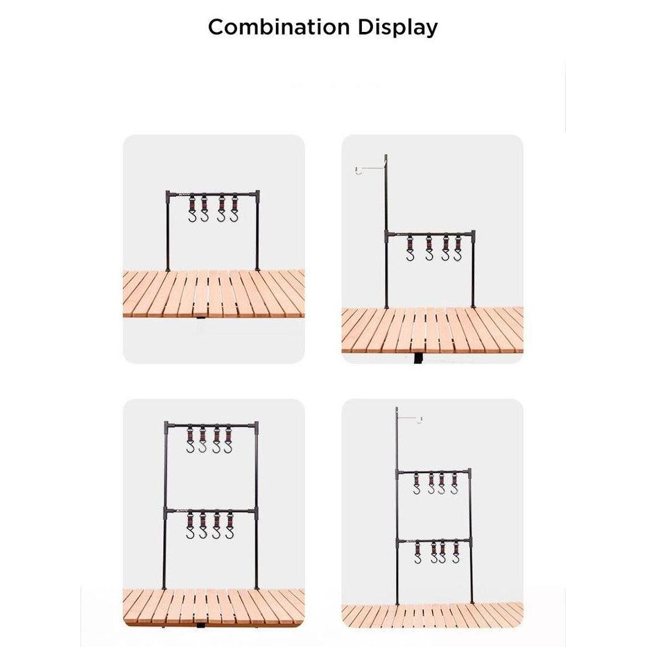 Jual Alltrek Hanging Rack Tabletop Shelves Rak Gantung Alat Masak ...