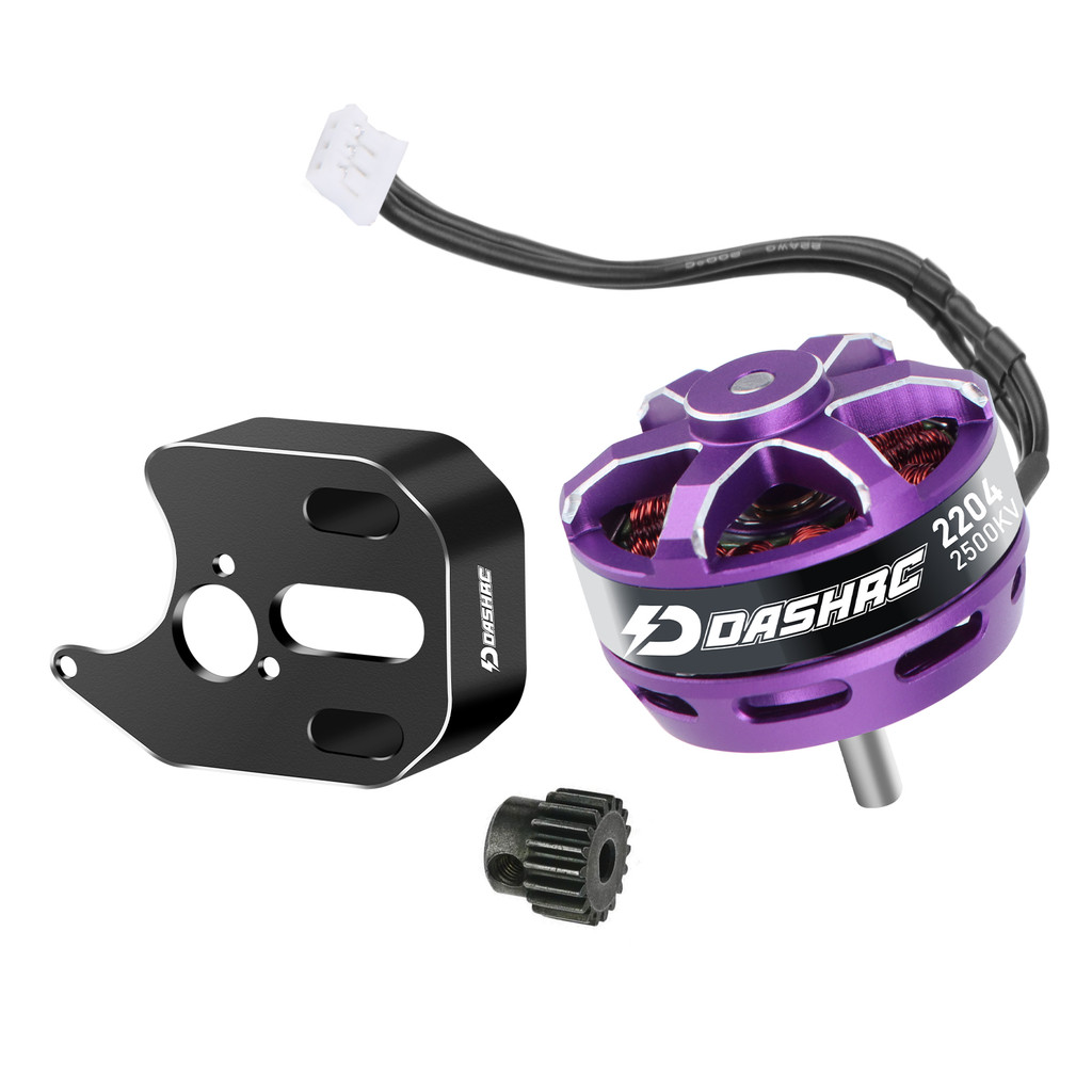Jual Dashrc 2204 2500Kv Brushless Outrunner Motor With Mount Set For 1/ ...