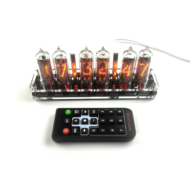 Jual 6-Bit In14 Glow Tube Clock Module Nixie Clock Audio Accessories ...