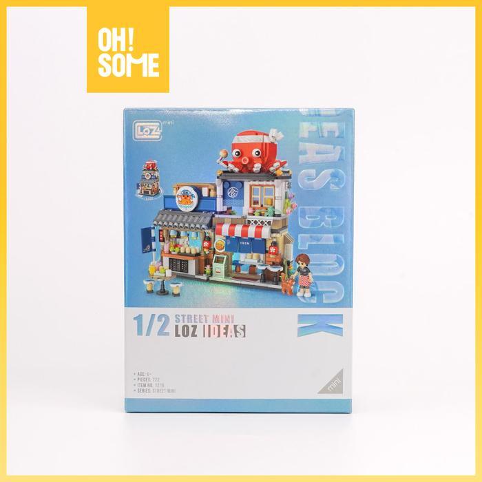 Jual OHSOME Block Mainan Rakit Brick Blok Susun 3D DIY Miniatur Toko ...