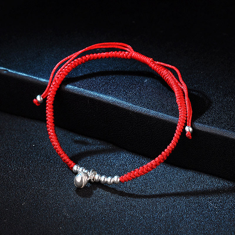 Jual La Monada 925 Sterling Silver 4mm Bell Fashion Couple Bracelets ...
