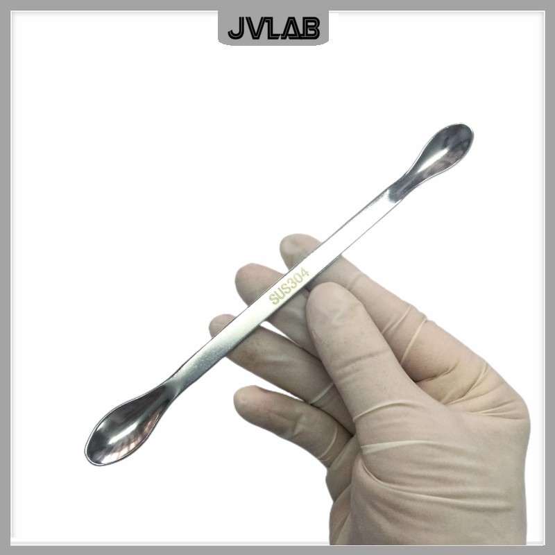 Jual Stainless Steel Drug Spoon Reagent Spatula Weigh Spoon 160mm SUS ...