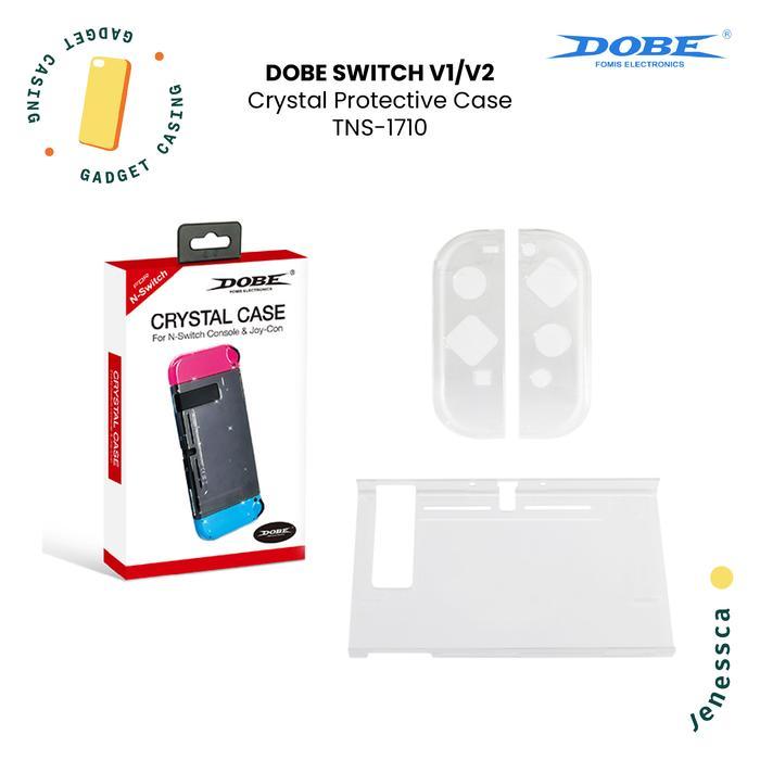 Jual w44k- Dobe Nintendo Switch V1/V2 Case Casing Akrilik Transparent ...