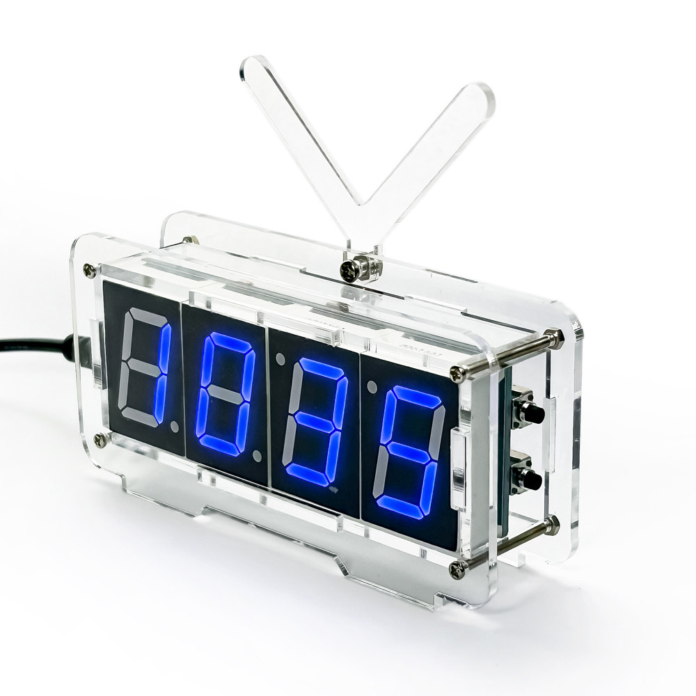 Jual NEW DIY Electronic Kit LED Digital Tube Electronic Clock Making ...