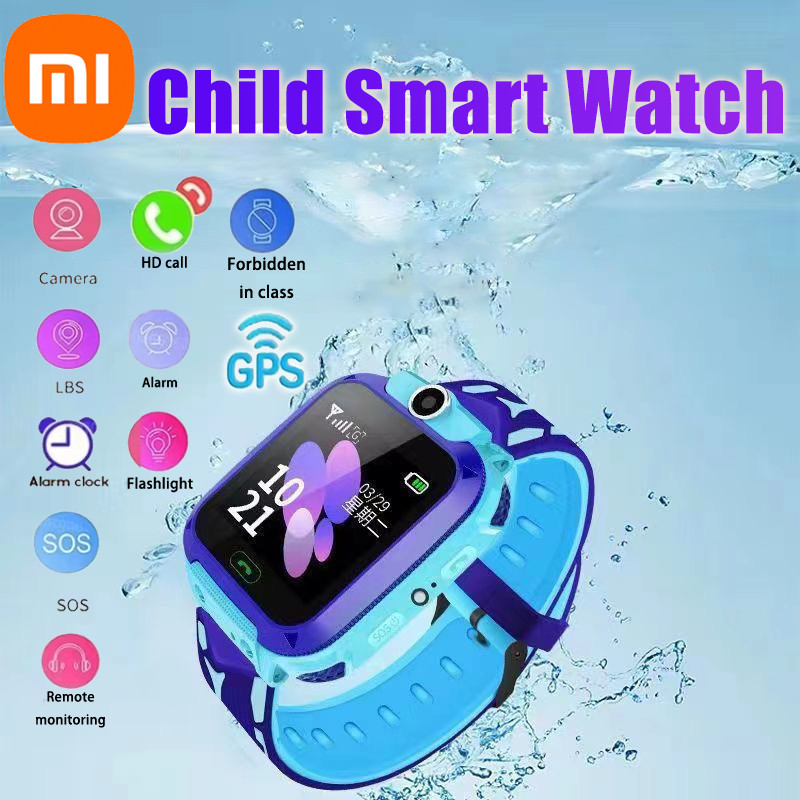 Jual Xiaomi Kids Smart Watch Sos Gps Location Tracke Sim Card Call ...