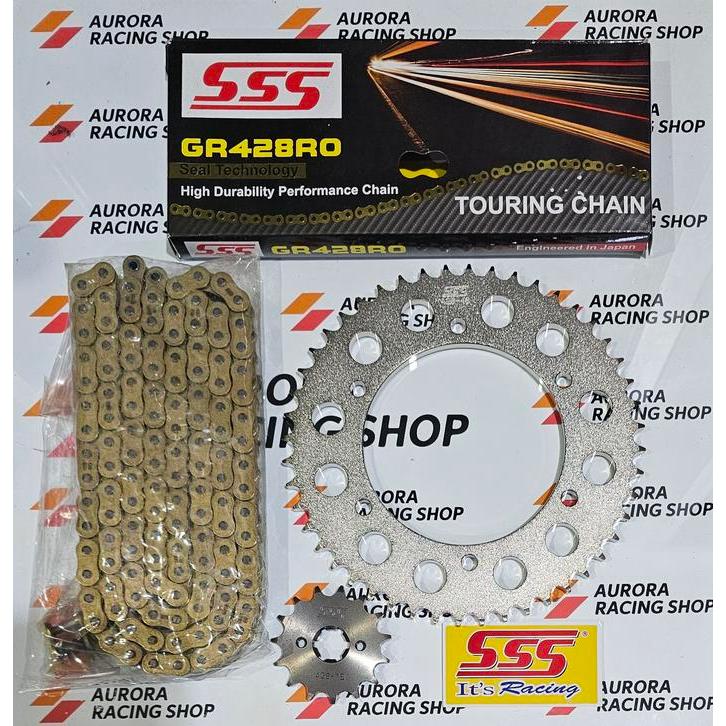 Jual Terbaik Gear Set Sss R15 V3 R15 V4 R15M Mt15 Xsr 155 Rantai Sss ...